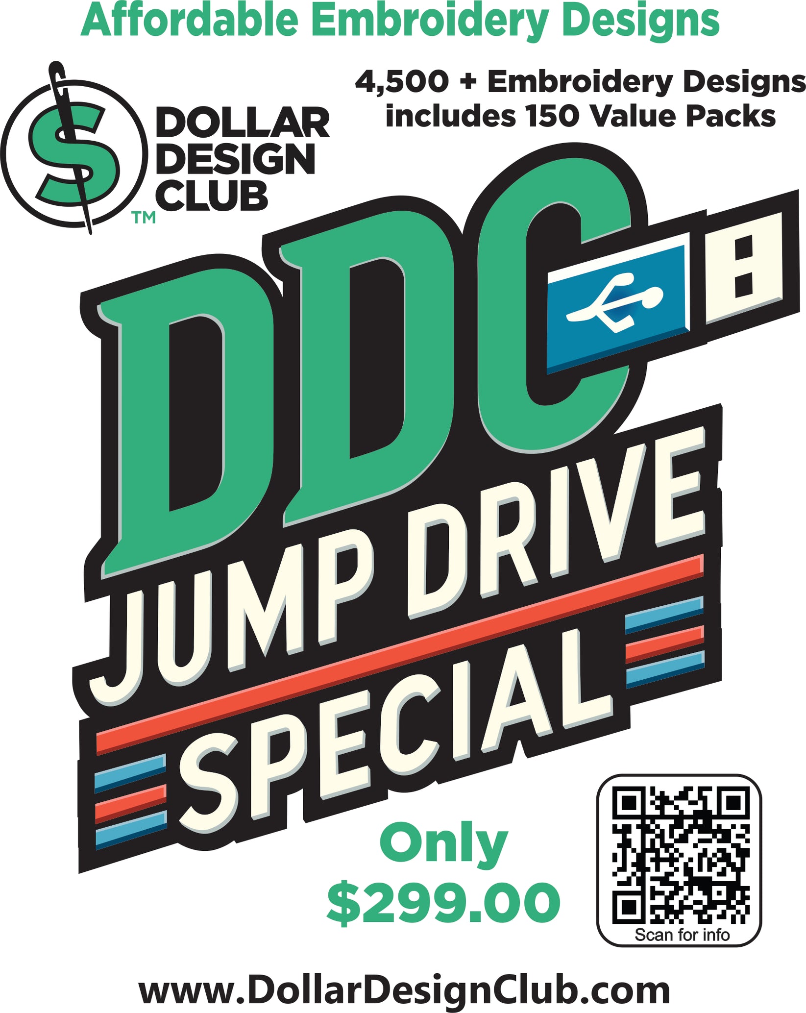 4,500 + Embroidery Designs