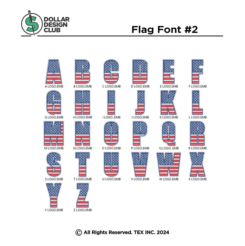 Flag Font #02