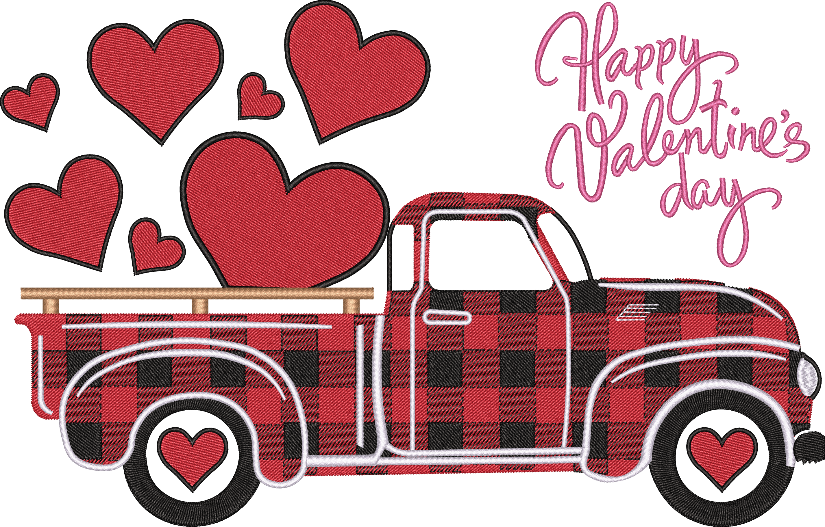 Happy Valentíne's Day Truck