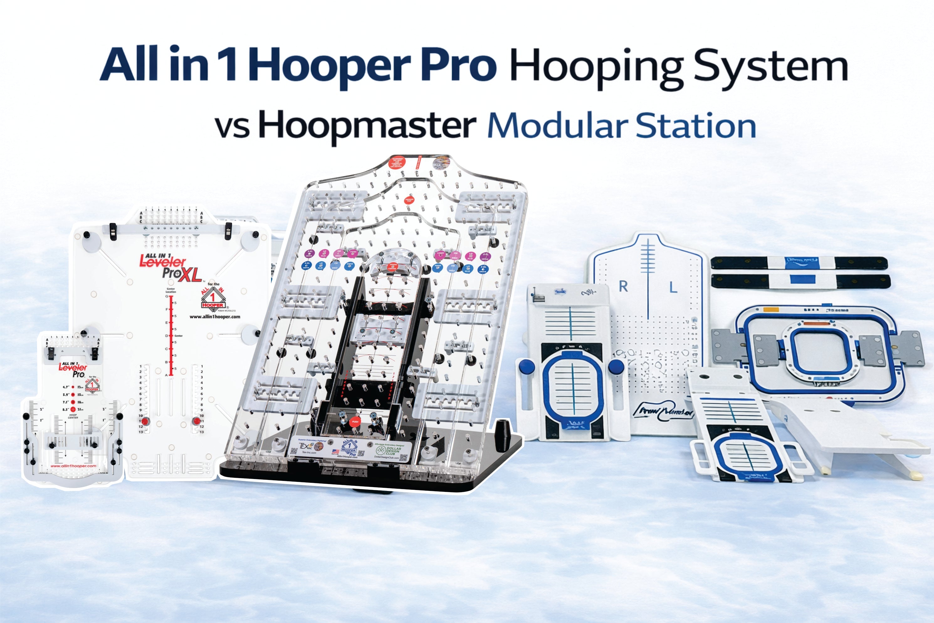 All in 1 Hooper Pro Hooping System  vs. Hoopmaster Station