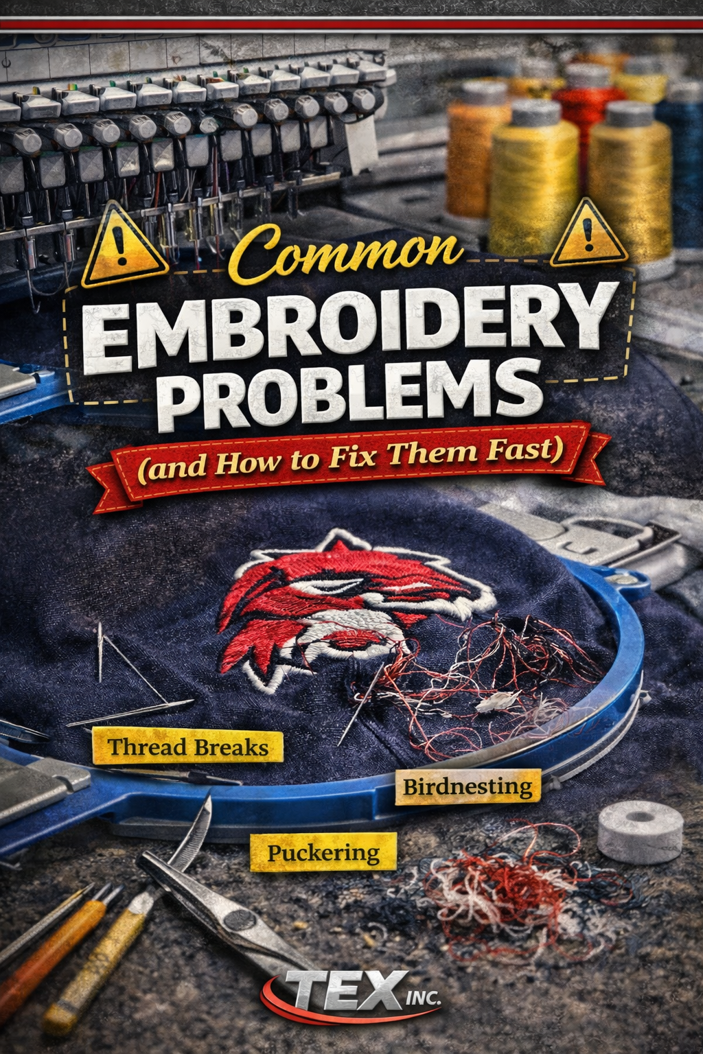 Common Embroidery Problems (and How to Fix Them Fast)