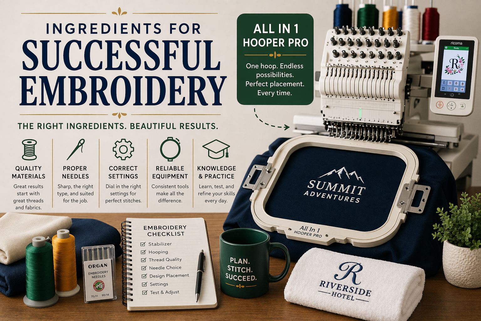 Ingredients for Successful Embroidery: A Comprehensive Guide