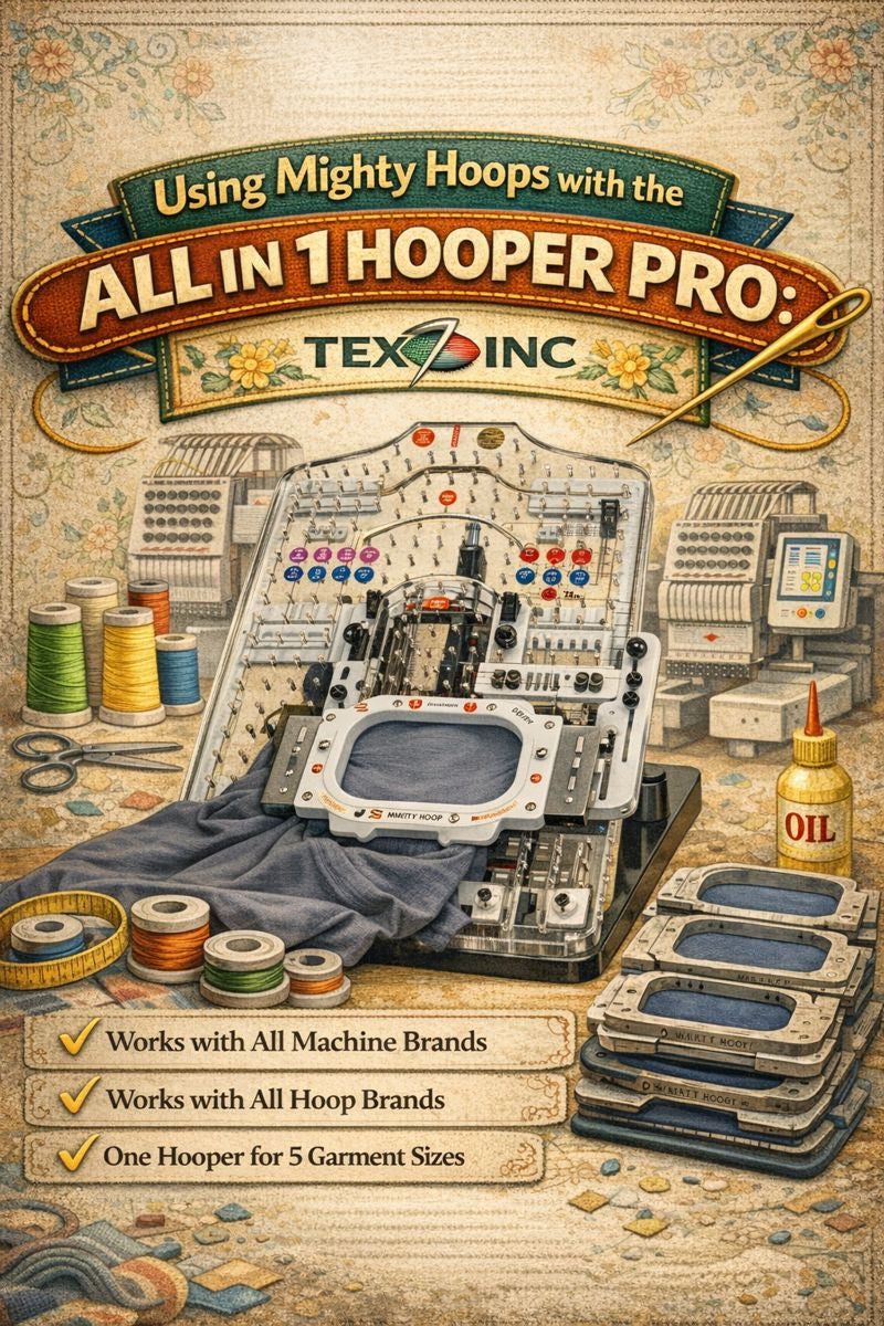 Using Mighty Hoops with the All in 1 Hooper Pro: A Smarter, Faster Hooping Workflow