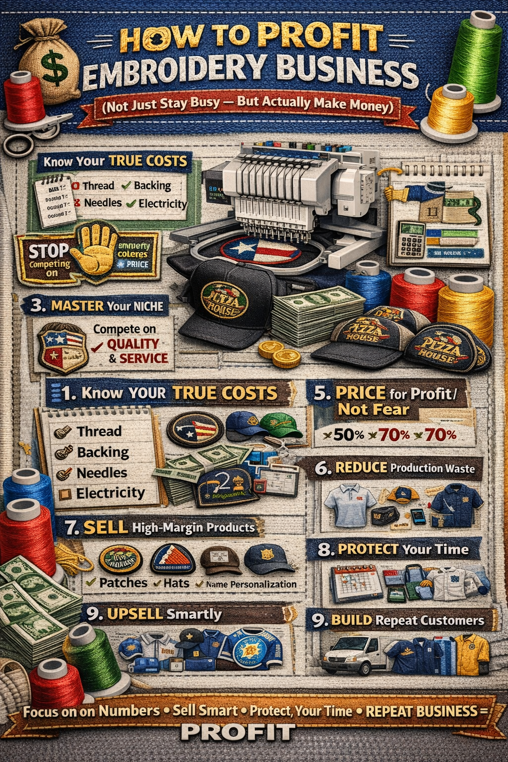 How to Profit in the Embroidery Business 💰