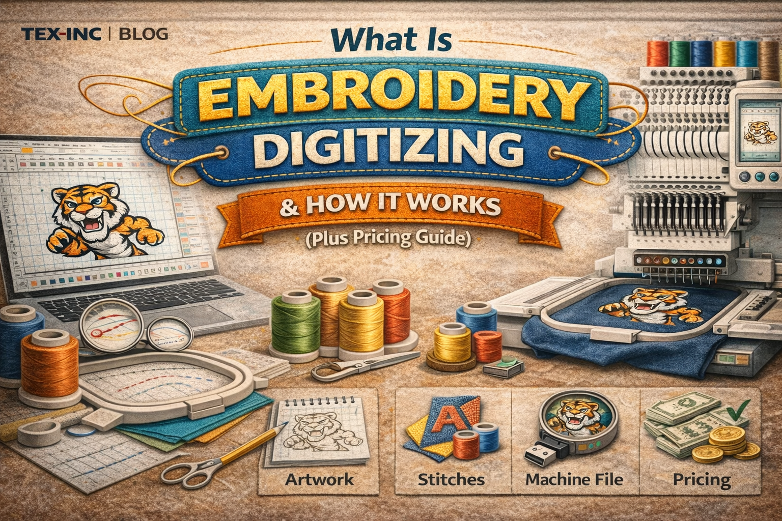 What Is Embroidery Digitizing and How Does It Work? | TEX Inc
