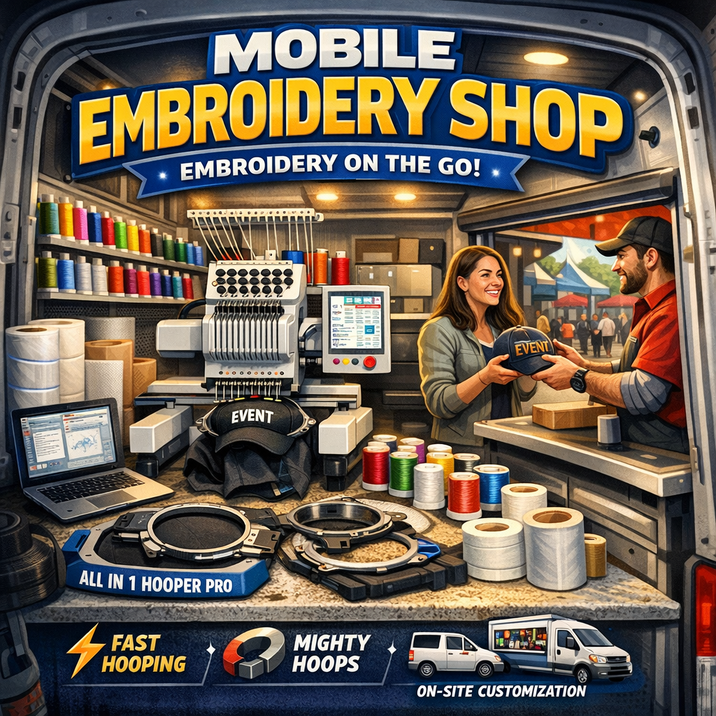 Mobile Embroidery Shop: Turning Events Into On-Site Profit Centers
