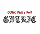 Gothic Fancy Font #01