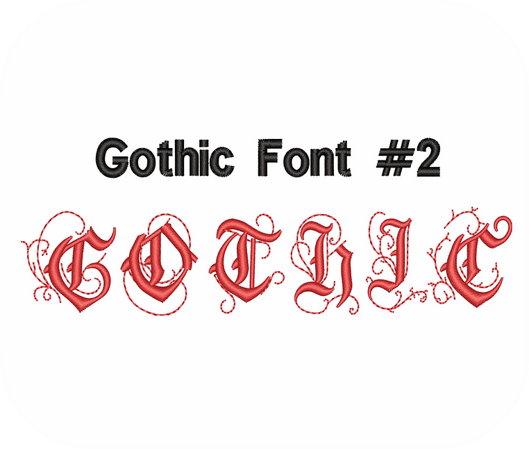 Gothic Font #02