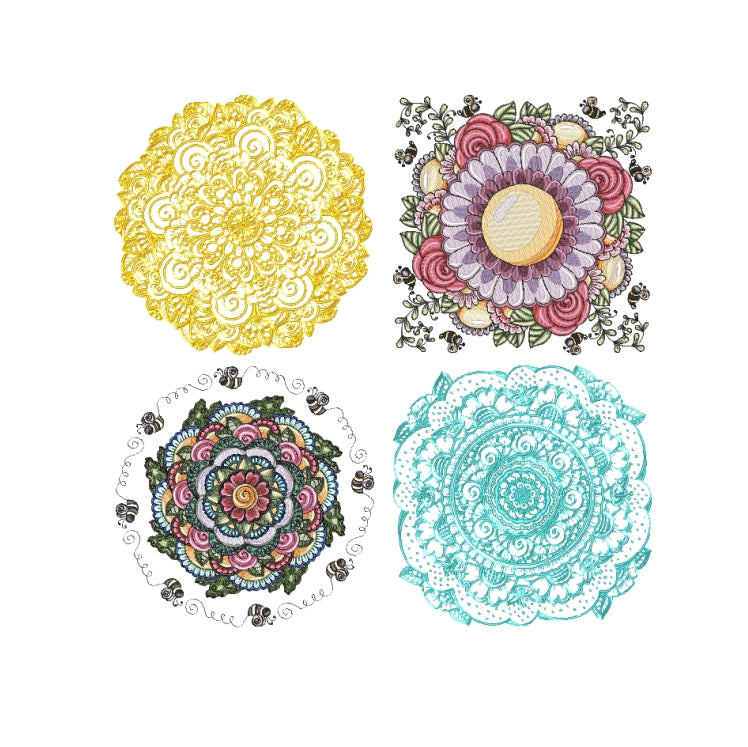 Mandala Flowers #01